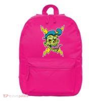 Electric Zombie Head 16 in Basic Backpack