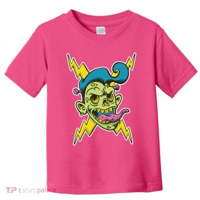 Electric Zombie Head Toddler T-Shirt