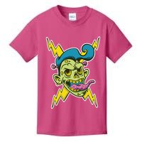 Electric Zombie Head Kids T-Shirt