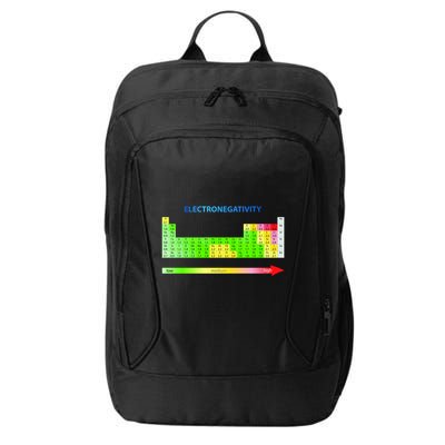 Electronegativity Values Periodic Table of Elements City Backpack