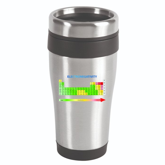 Electronegativity Values Periodic Table of Elements 16oz Travel Tumbler
