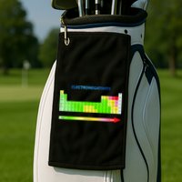 Electronegativity Values Periodic Table of Elements Golf Towel