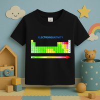 Electronegativity Values Periodic Table of Elements Toddler T-Shirt