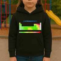 Electronegativity Values Periodic Table of Elements Kids Hoodie