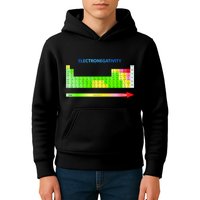 Electronegativity Values Periodic Table of Elements Kids Hoodie
