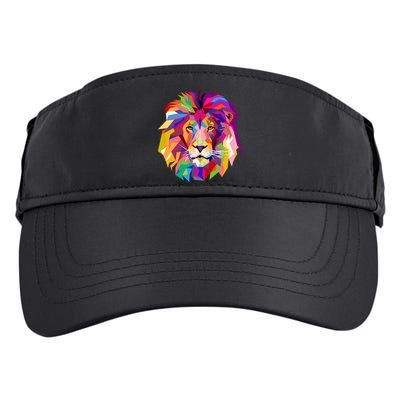 Elegant Colorful Cool Lion Head Adult Drive Performance Visor