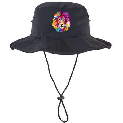 Elegant Colorful Cool Lion Head Bucket Hat