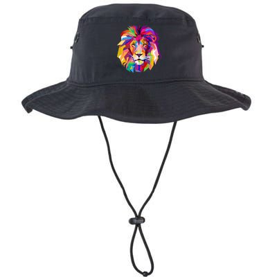 Elegant Colorful Cool Lion Head Legacy Cool Fit Booney Bucket Hat