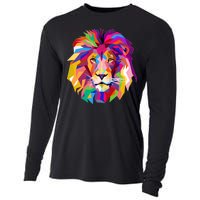 Elegant Colorful Cool Lion Head Cooling Performance Long Sleeve Crew