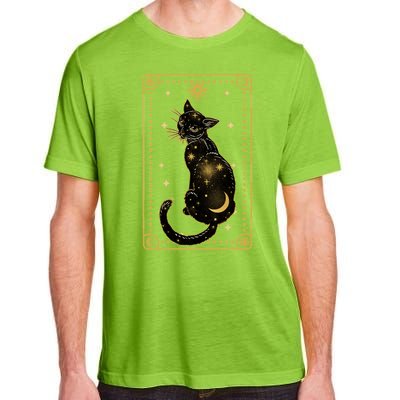 Elegant Galaxy Tarot Card Cat Adult ChromaSoft Performance T-Shirt