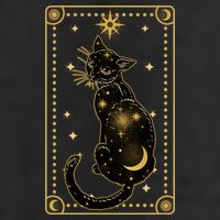 Elegant Galaxy Tarot Card Cat Cool Comfort Performance Bucket Hat
