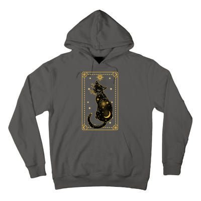 Elegant Galaxy Tarot Card Cat Tall Hoodie