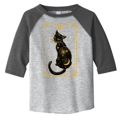 Elegant Galaxy Tarot Card Cat Toddler Fine Jersey T-Shirt