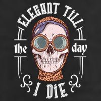 Elegant Till The Day I Die Skull Cool Comfort Performance Bucket Hat