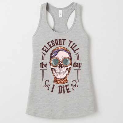 Elegant Till The Day I Die Skull Womens Tank Top