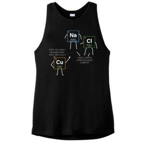 Element Funny Science Puns Ladies PosiCharge Tri-Blend Wicking Tank