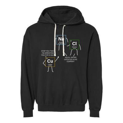 Element Funny Science Puns Garment-Dyed Fleece Hoodie