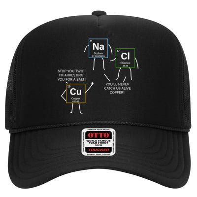 Element Funny Science Puns High Crown Mesh Back Trucker Hat