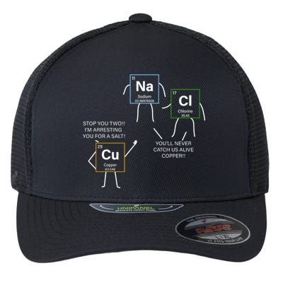 Element Funny Science Puns Flexfit Unipanel Trucker Cap