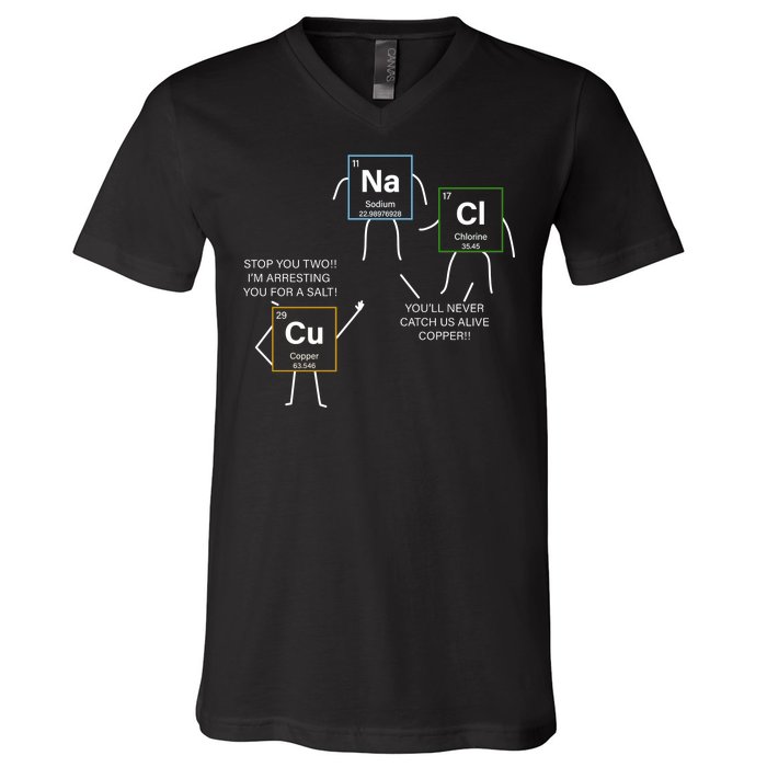 Element Funny Science Puns V-Neck T-Shirt