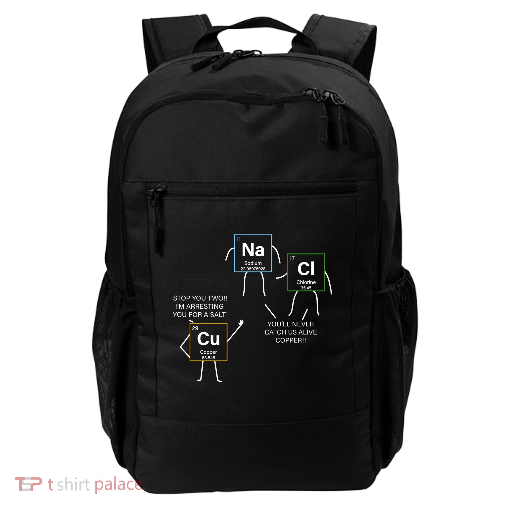 Element Funny Science Puns Daily Commute Backpack