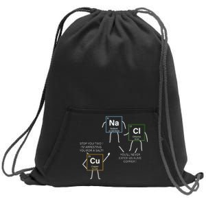 Element Funny Science Puns Sweatshirt Cinch Pack Bag