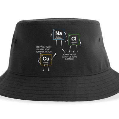 Element Funny Science Puns Sustainable Bucket Hat