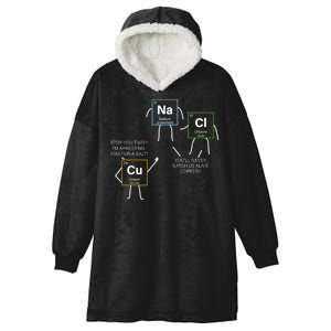 Element Funny Science Puns Hooded Wearable Blanket