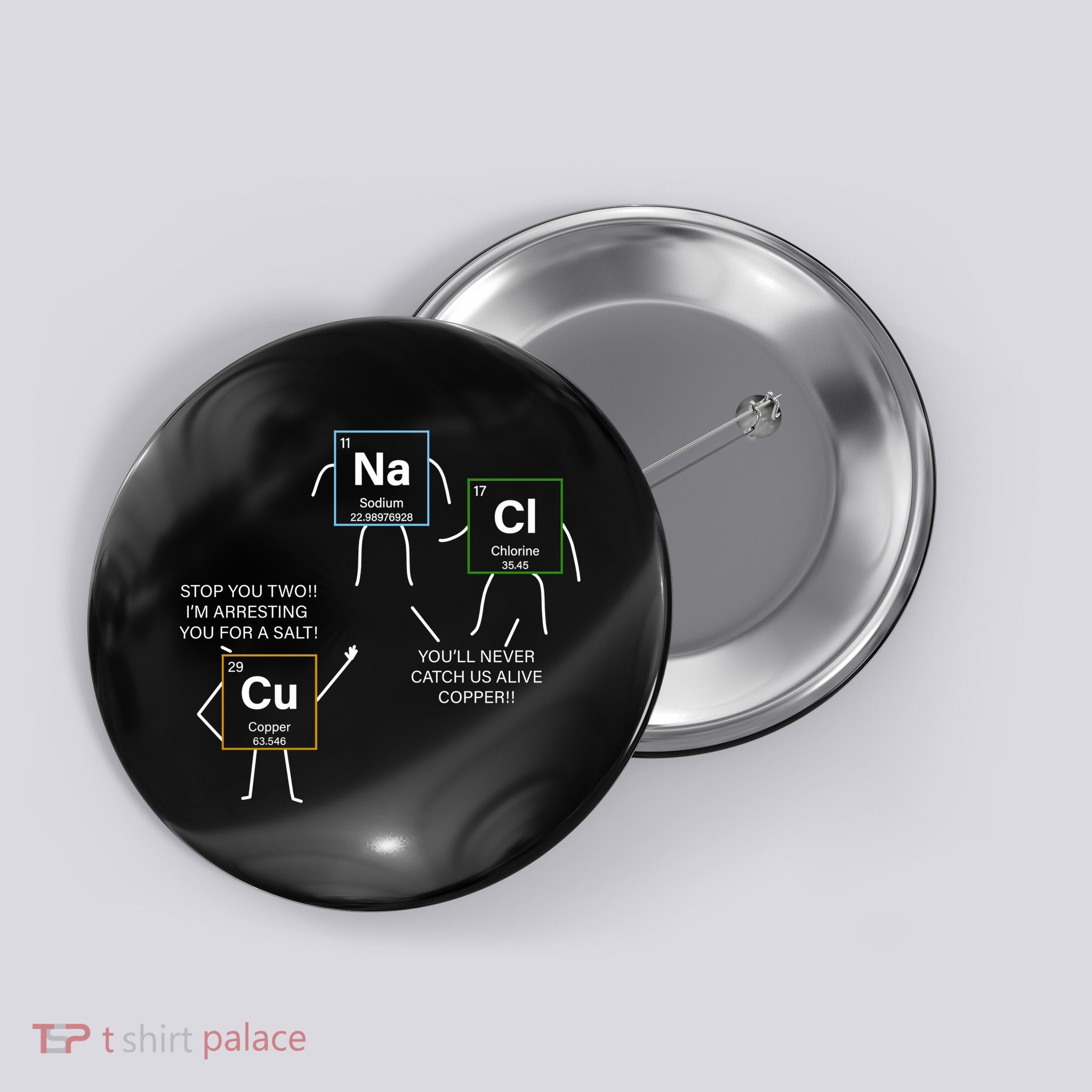 Element Funny Science Puns Button
