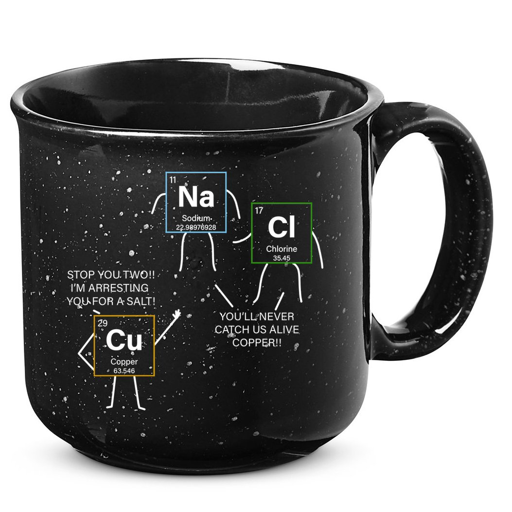 Element Funny Science Puns 15oz Campfire Ceramic Mug