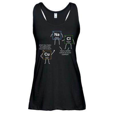 Element Funny Science Puns Ladies Essential Flowy Tank