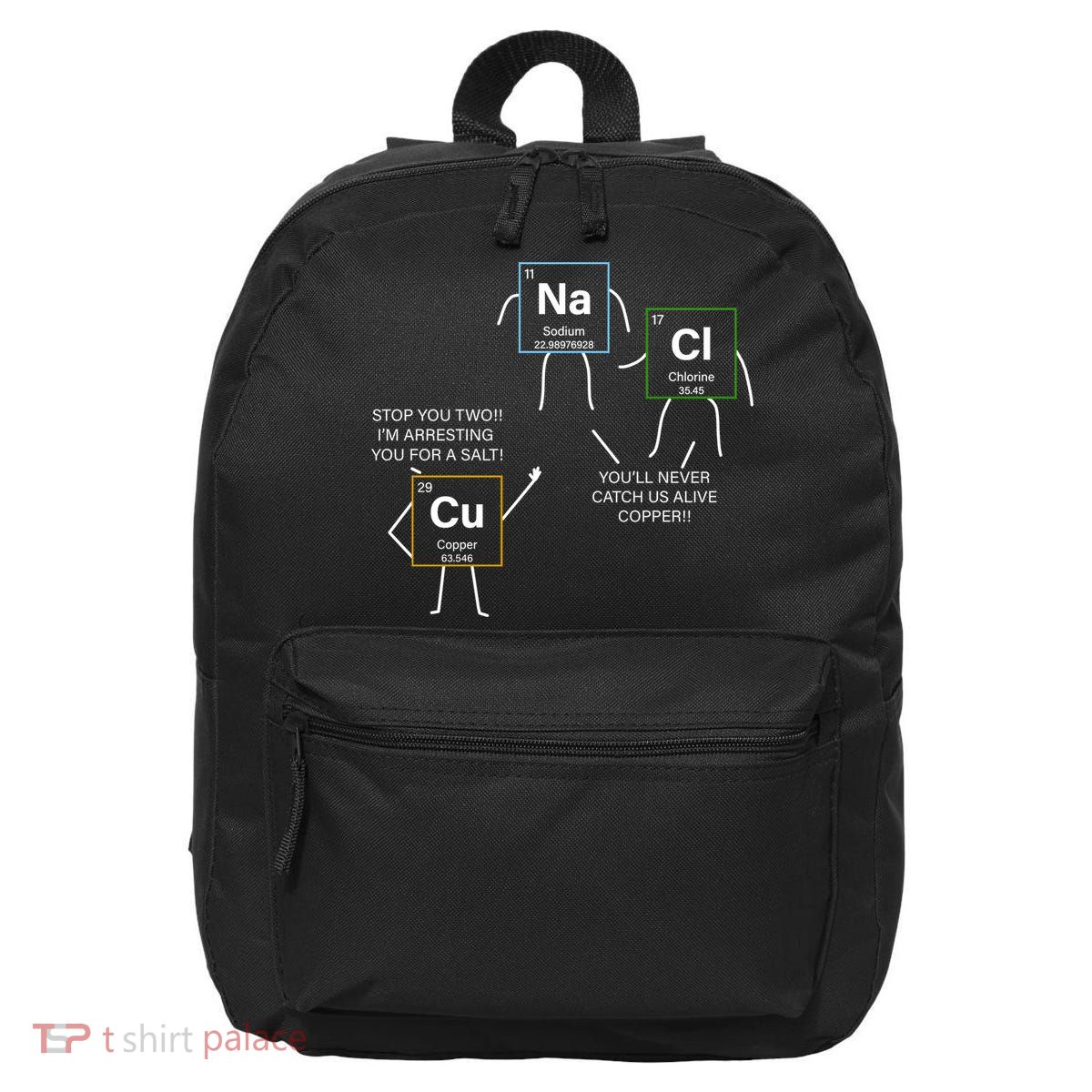 Element Funny Science Puns 16 in Basic Backpack
