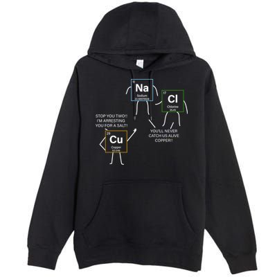 Element Funny Science Puns Premium Pullover Hoodie