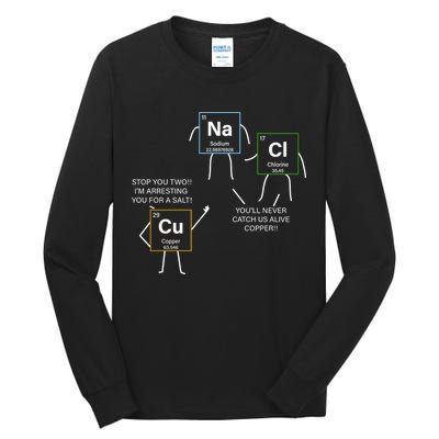 Element Funny Science Puns Tall Long Sleeve T-Shirt