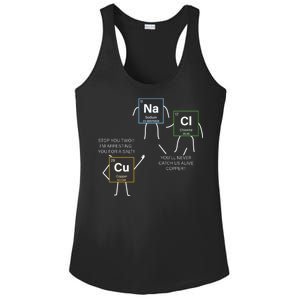 Element Funny Science Puns Ladies PosiCharge Competitor Racerback Tank