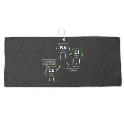 Element Funny Science Puns Large Microfiber Waffle Golf Towel