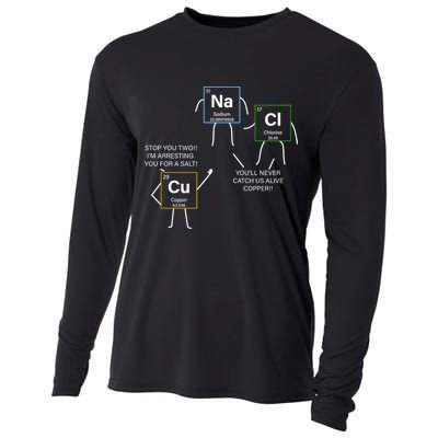 Element Funny Science Puns Cooling Performance Long Sleeve Crew