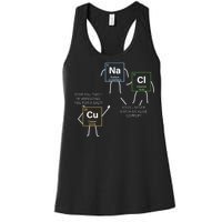 Element Funny Science Puns Women's Racerback Tank