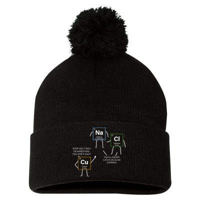 Element Funny Science Puns Pom Pom 12in Knit Beanie