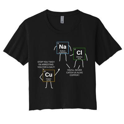 Element Funny Science Puns Crop Top