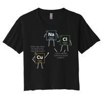 Element Funny Science Puns Women's Crop Top Tee