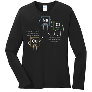 Element Funny Science Puns Ladies Long Sleeve Shirt