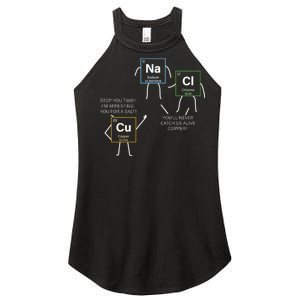 Element Funny Science Puns Women's Perfect Tri Rocker Tank