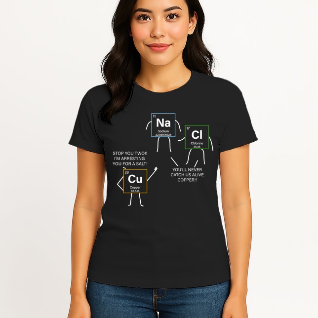 Element Funny Science Puns Womens T-Shirt