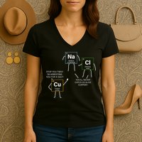 Element Funny Science Puns Women's V-Neck T-Shirt