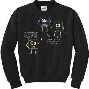 Element Funny Science Puns Kids Sweatshirt