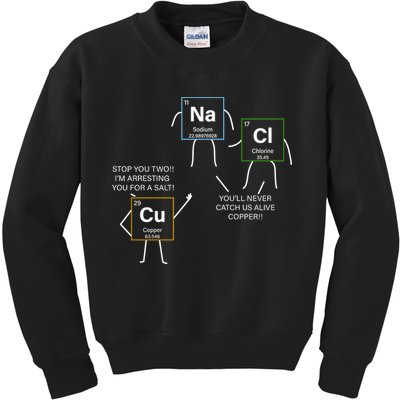 Element Funny Science Puns Kids Sweatshirt