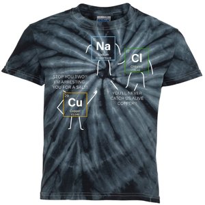 Element Funny Science Puns Kids Tie-Dye T-Shirt