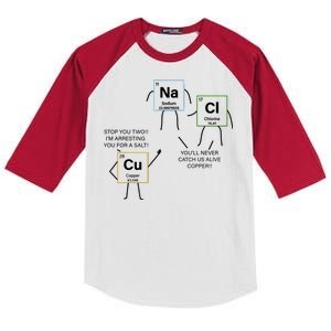 Element Funny Science Puns Kids Colorblock Raglan Jersey