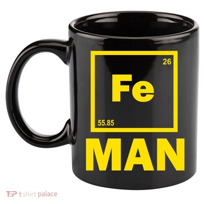Element Of Iron Fe 11oz C Handle Ceramic Mug